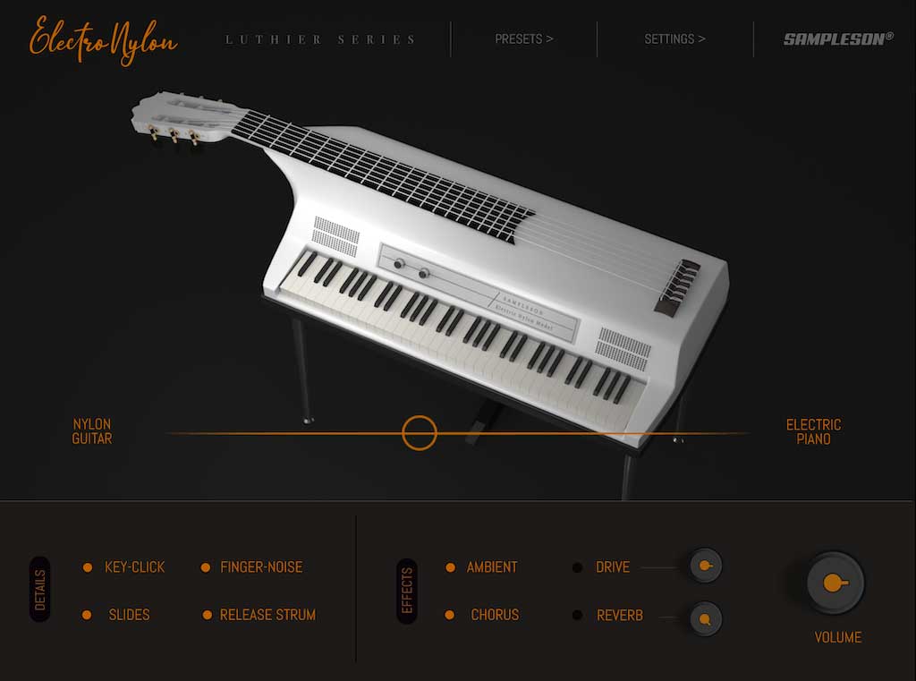 ElectroNylon. Nylon Electric Piano Virtual Instrument | Sampleson