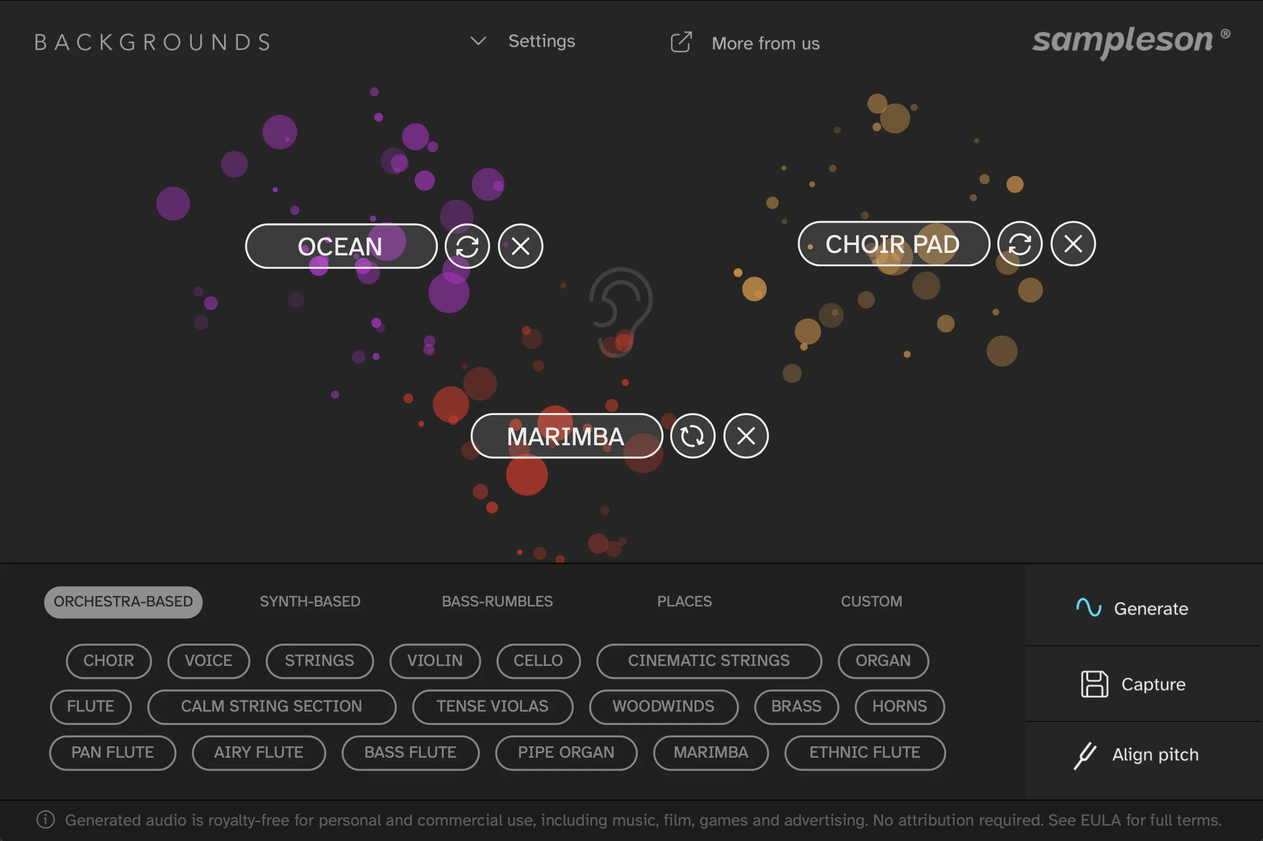 Backgrounds UI