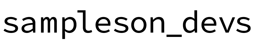 sampleson_devs